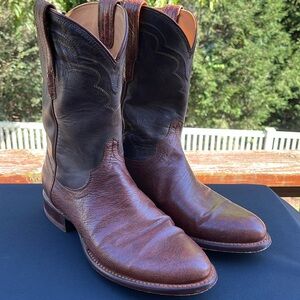 Tecovas smooth ostrich roper boots size 8.5D